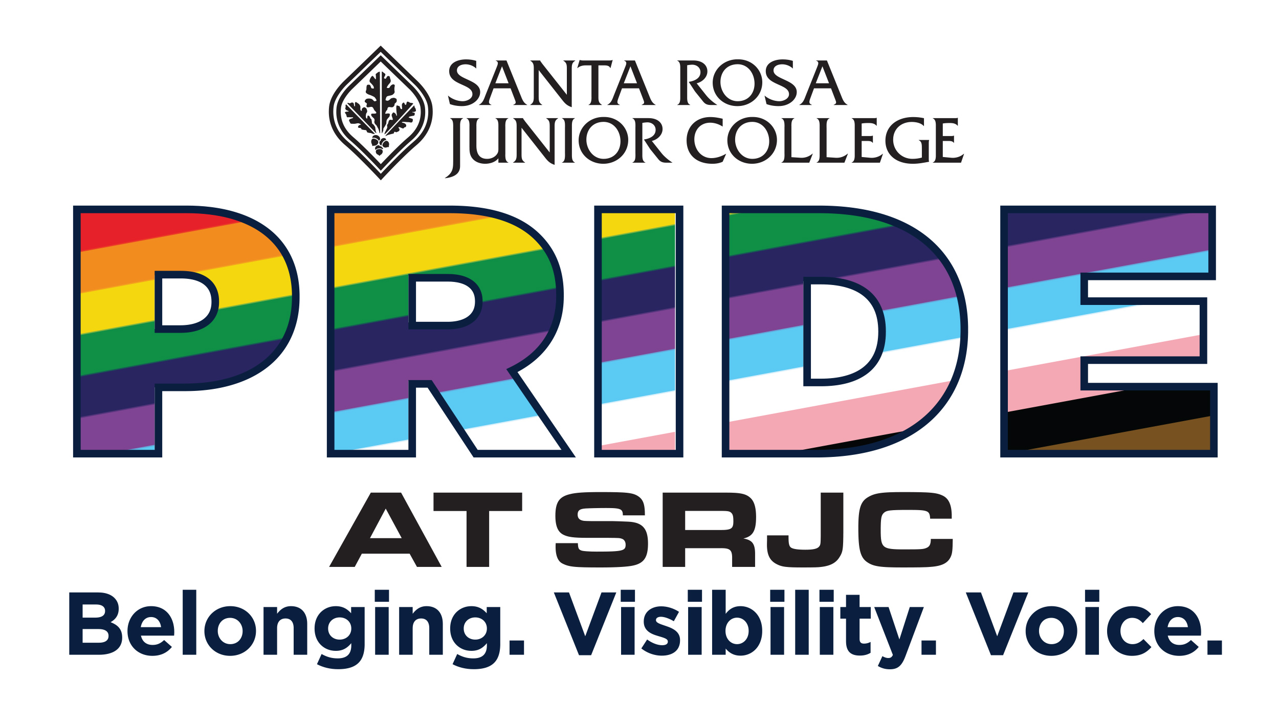 SRJC Pride at SRJC logo